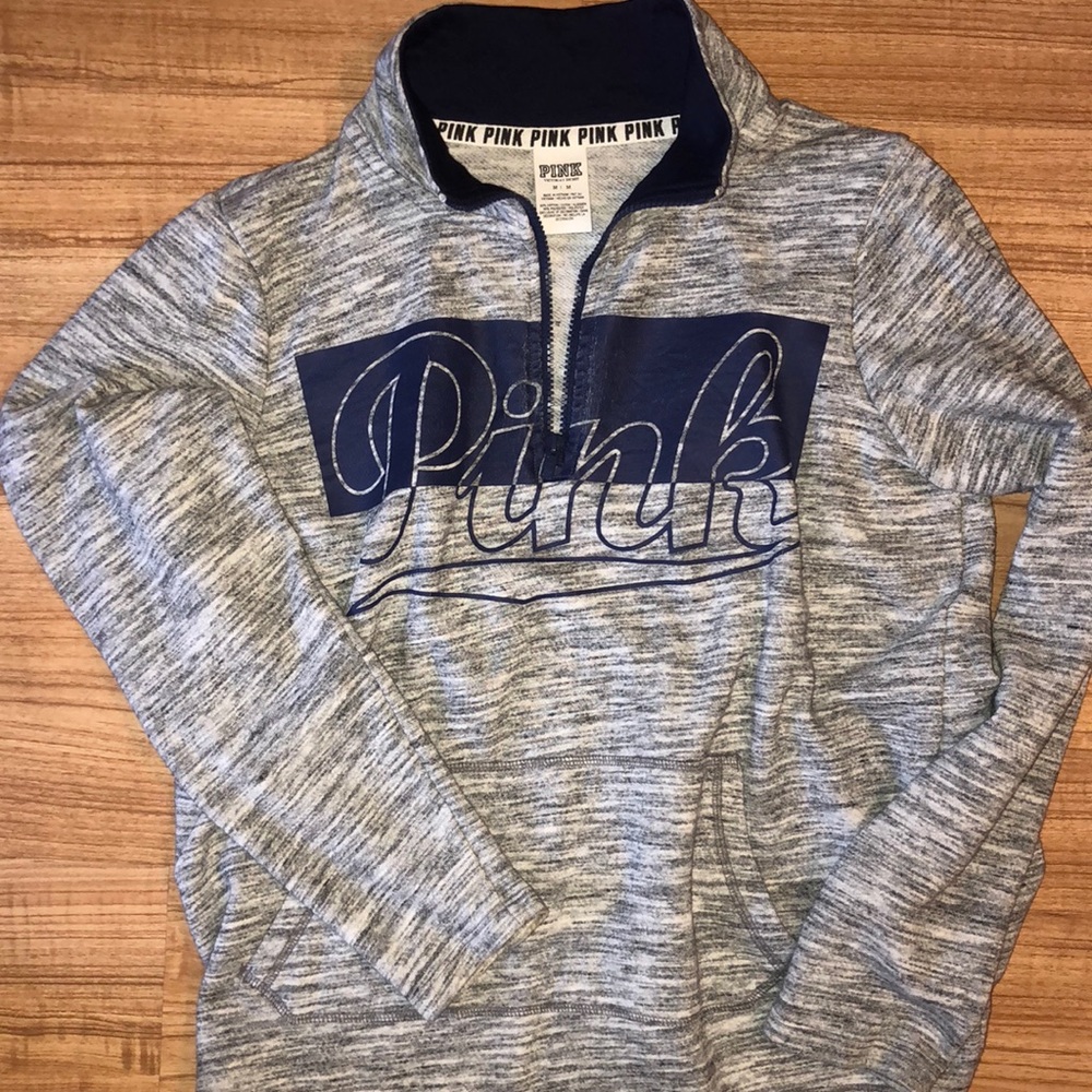 Pink Gray Hoodie